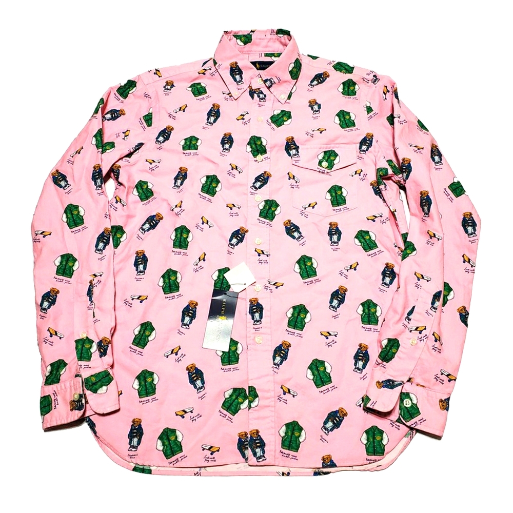 Ralph Lauren Men's University Polo Bear Button Up